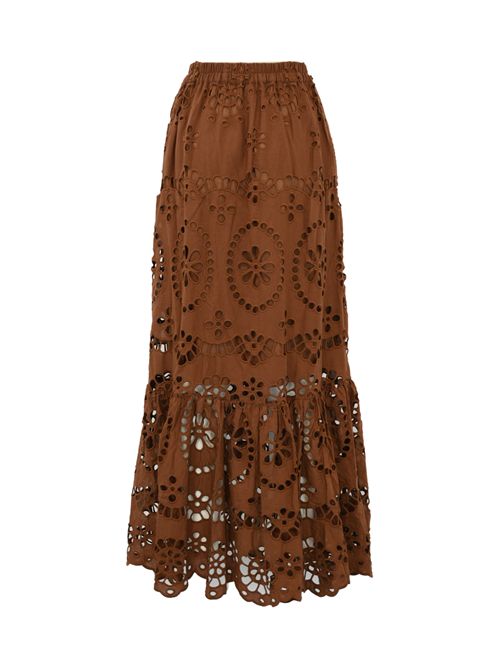 Gonna Jenny in sangallo Mc2 Saint Barth | JENNY00378H COTTON SANGALLO EMBRY 1